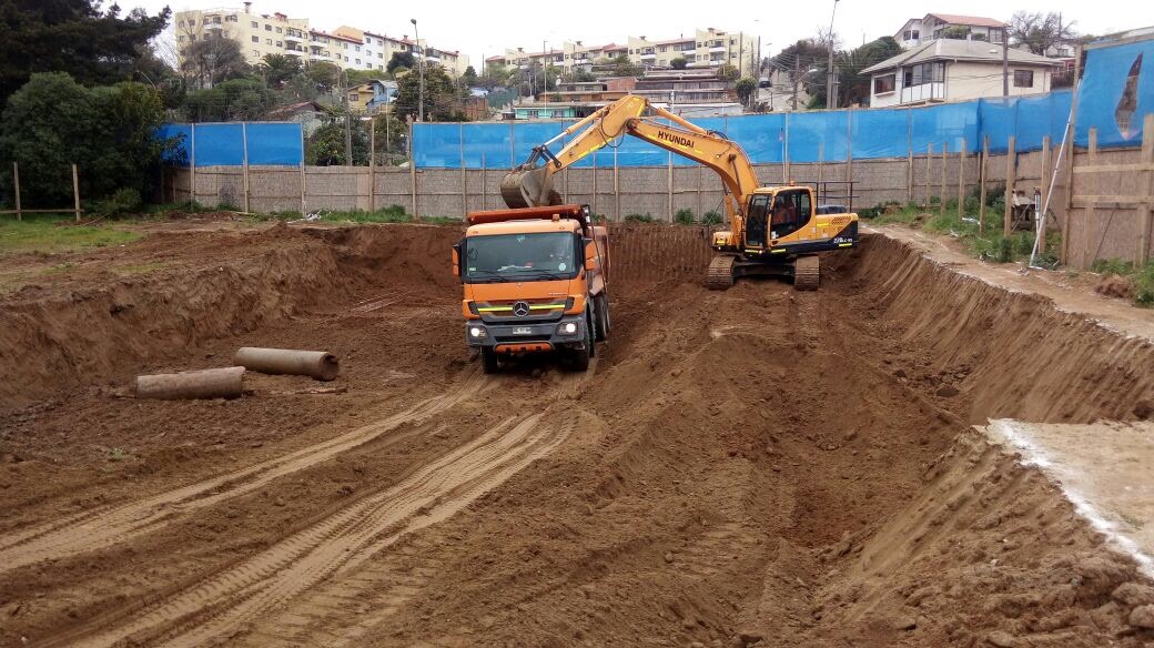 ICT LTDA da comienzo a la obra de excavación para la construcción de edificio en cerro placeres